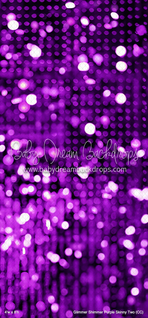 Glimmer Shimmer Purple Skinny Two (CC)