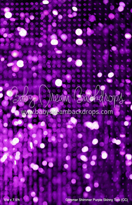 Glimmer Shimmer Purple Skinny Two (CC)
