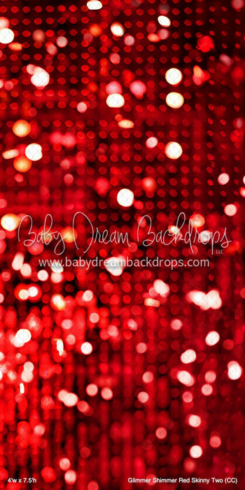 Glimmer Shimmer Red Skinny Two (CC)