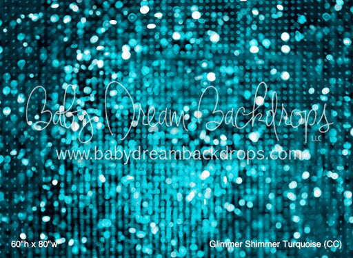 Glimmer Shimmer Turquoise (CC)