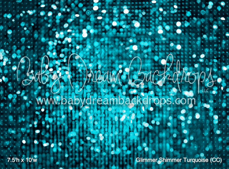 Glimmer Shimmer Turquoise (CC)