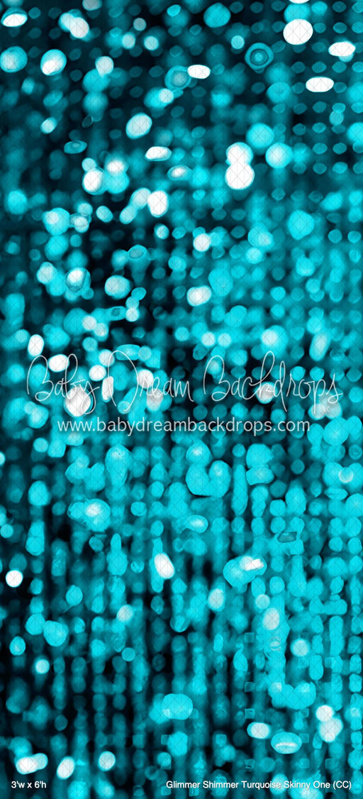 Glimmer Shimmer Turquoise Skinny One (CC)