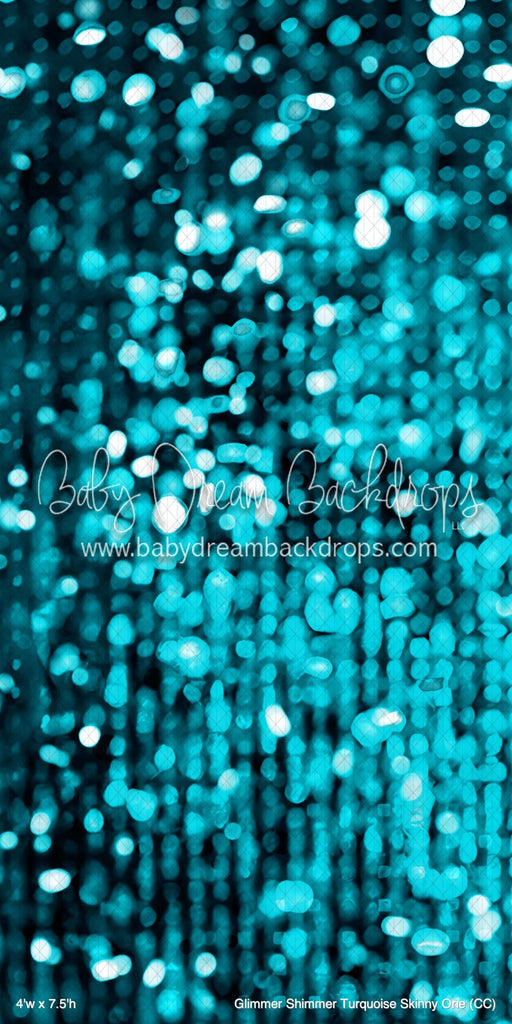 Glimmer Shimmer Turquoise Skinny One (CC)