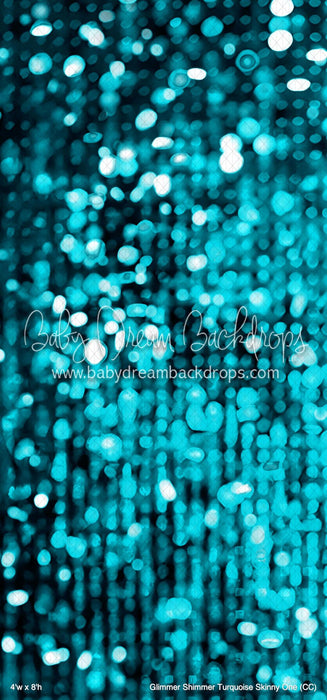 Glimmer Shimmer Turquoise Skinny One (CC)