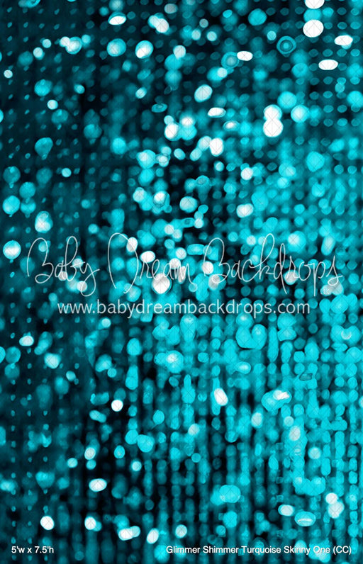 Glimmer Shimmer Turquoise Skinny One (CC)