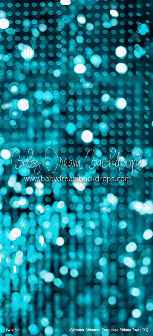 Glimmer Shimmer Turquoise Skinny Two (CC)