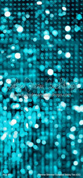 Glimmer Shimmer Turquoise Skinny Two (CC)