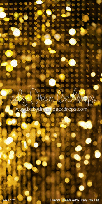 Glimmer Shimmer Yellow Skinny Two (CC)