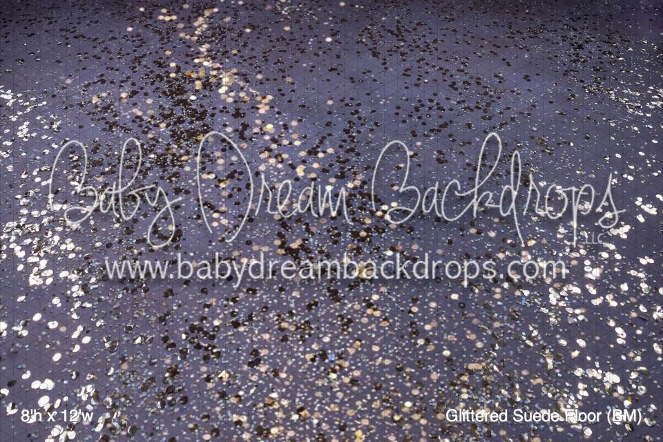 Glittered Suede Fabric Floor (BM)