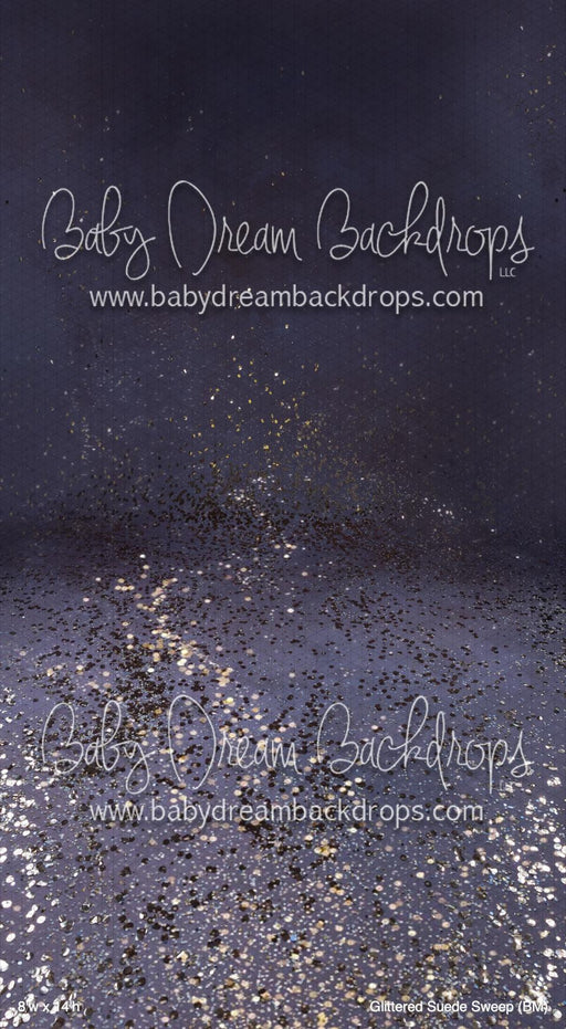 Glittered Suede Sweep (BM)