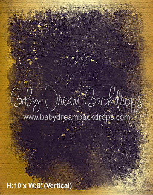 Gold Grunge in Eggplant (WM)