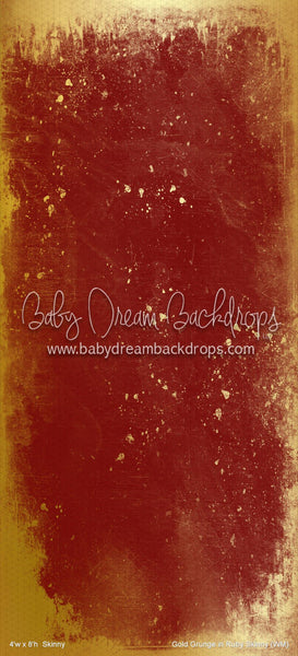 Gold Grunge in Ruby Skinny (WM)