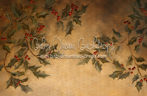 Golden Christmas Holly (LL)