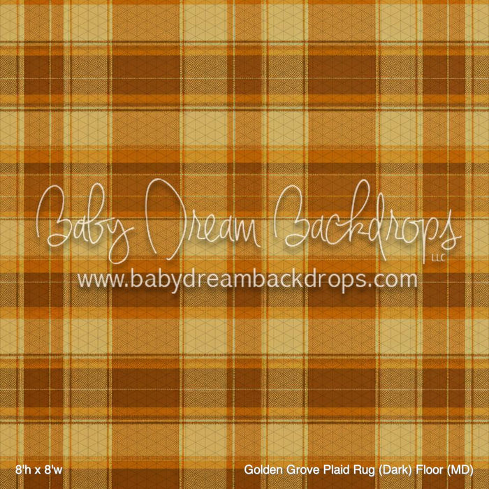 Golden Grove Plaid Rug (Dark) Fabric Floor (MD)