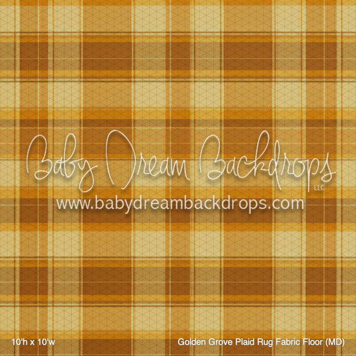 Golden Grove Plaid Rug Fabric Floor (MD)