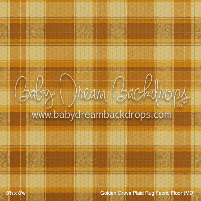 Golden Grove Plaid Rug Fabric Floor (MD)