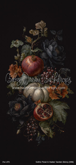 Gothic Floral In Hadesâ€™ Garden Skinny (WM)