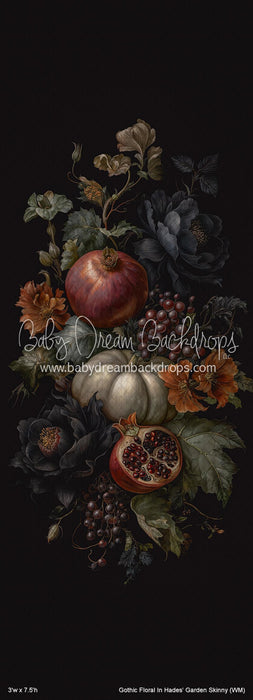 Gothic Floral In Hadesâ€™ Garden Skinny (WM)