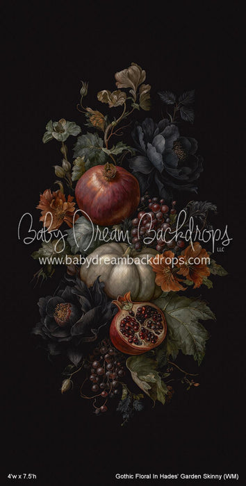 Gothic Floral In Hadesâ€™ Garden Skinny (WM)