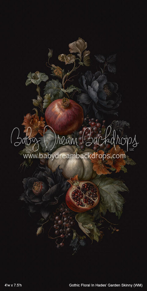 Gothic Floral In Hadesâ€™ Garden Skinny (WM)