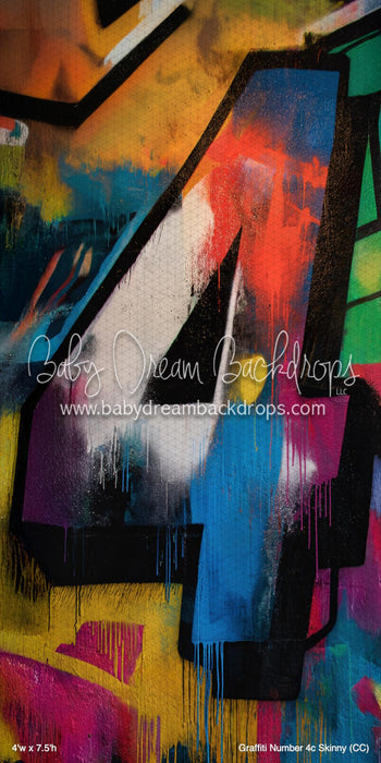 Graffiti Number 4c Skinny (CC)