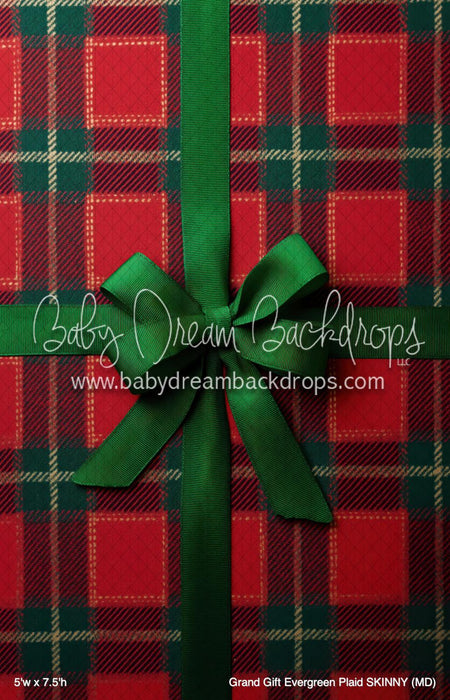 Grand Gift Evergreen Plaid SKINNY (MD)