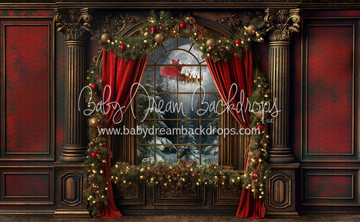 Grand Holiday Window Santa (JA)