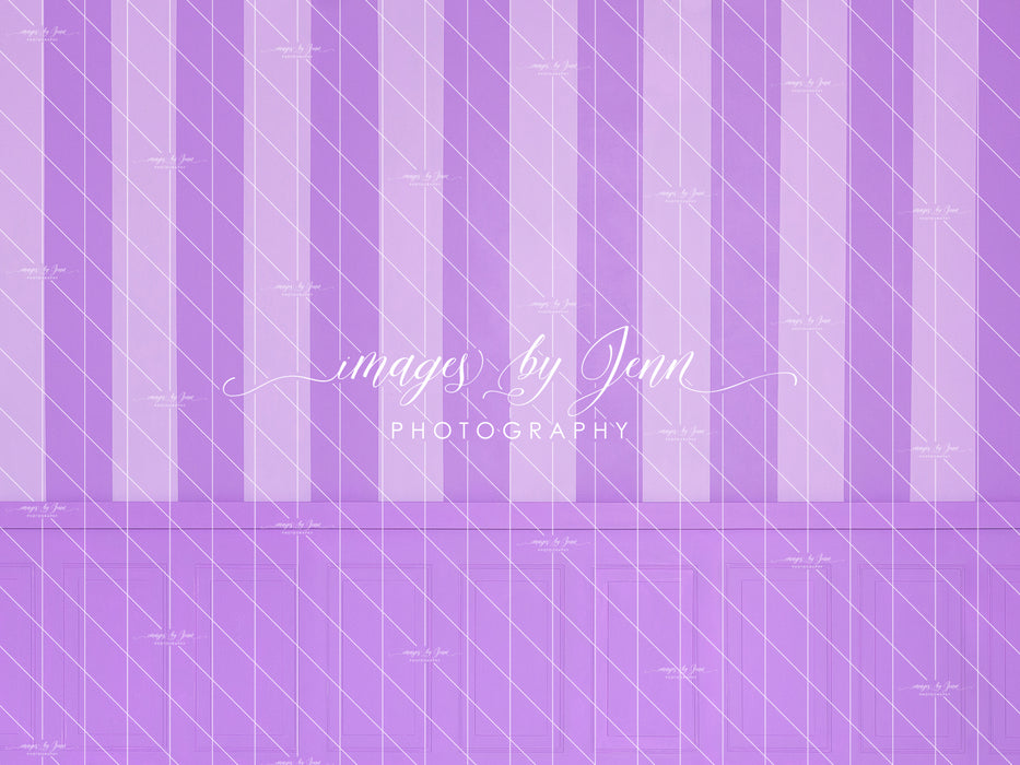 Grape Stripe Half Wall (JG)