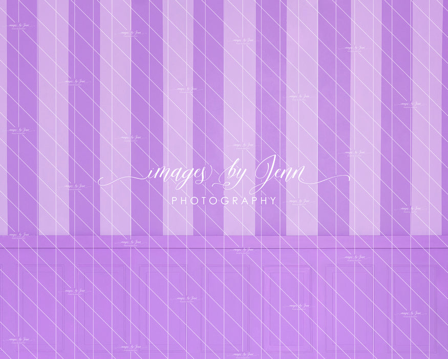 Grape Stripe Half Wall (JG)