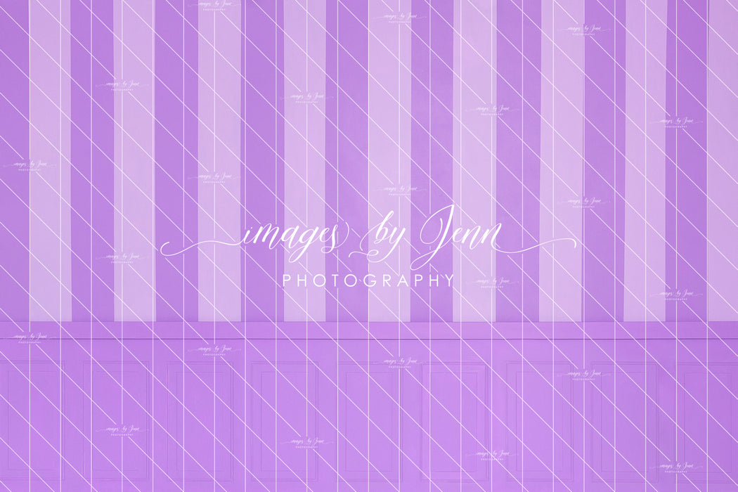 Grape Stripe Half Wall (JG)