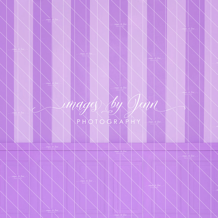 Grape Stripe Half Wall (JG)
