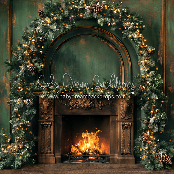 X Drop Green Dream Pine Fireplace (JA)