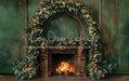 Green Dream Pine Fireplace (JA)
