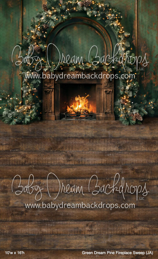 Green Dream Pine Fireplace Sweep (JA)