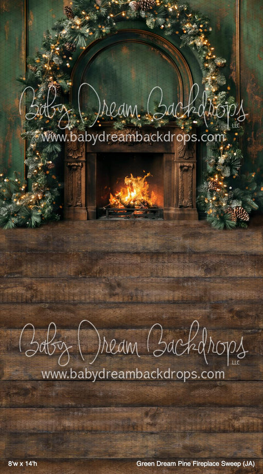 Green Dream Pine Fireplace Sweep (JA)