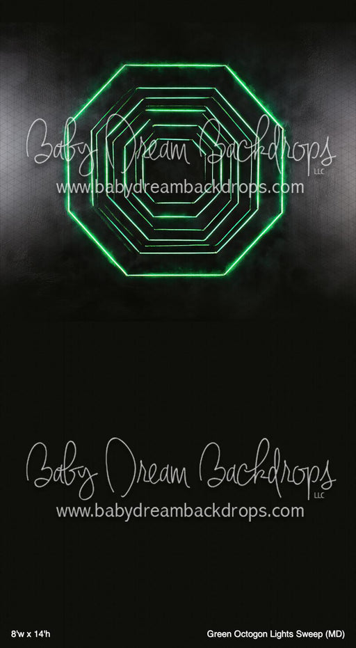 Green Octogon Lights Sweep (MD)