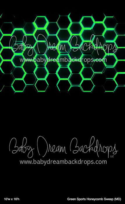 Green Sports Honeycomb Sweep (MD)