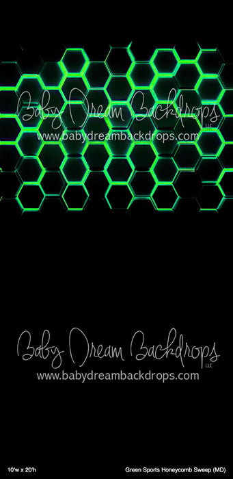 Green Sports Honeycomb Sweep (MD)