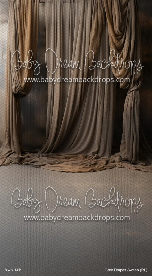 Grey Drapes Sweep (RL)