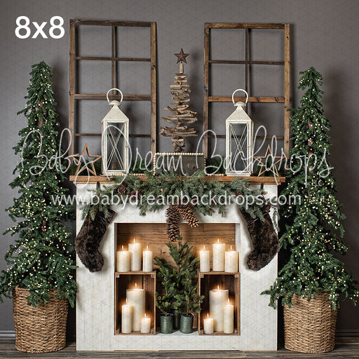 Grey Christmas 8x8