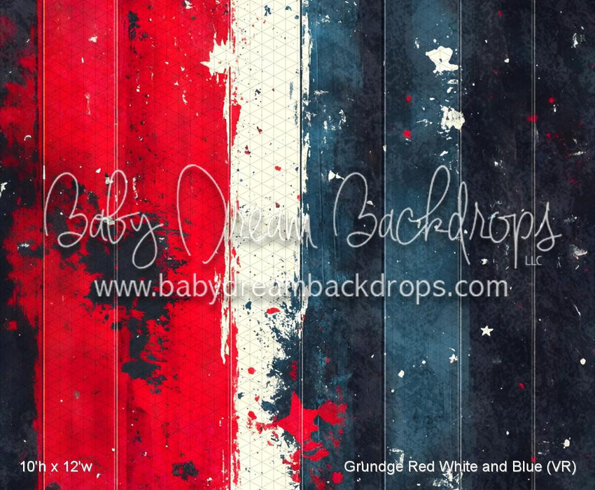 Grundge Red White and Blue (VR)