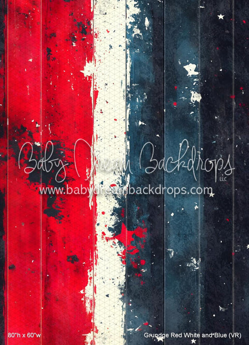 Grundge Red White and Blue (VR)