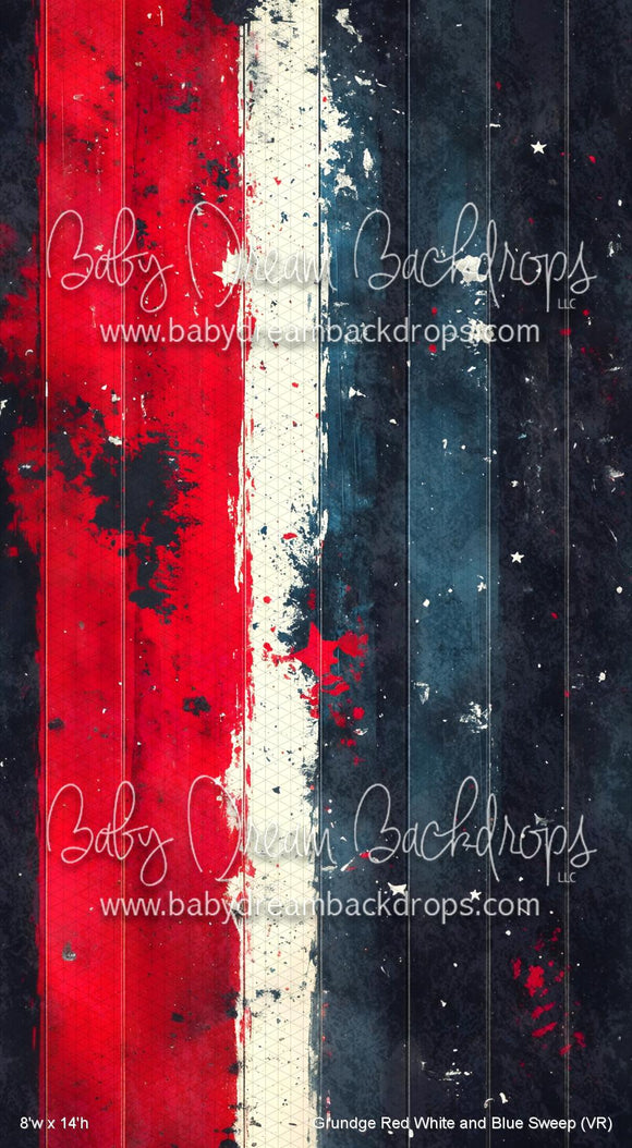 X Drop Grundge Red White and Blue Sweep (VR)