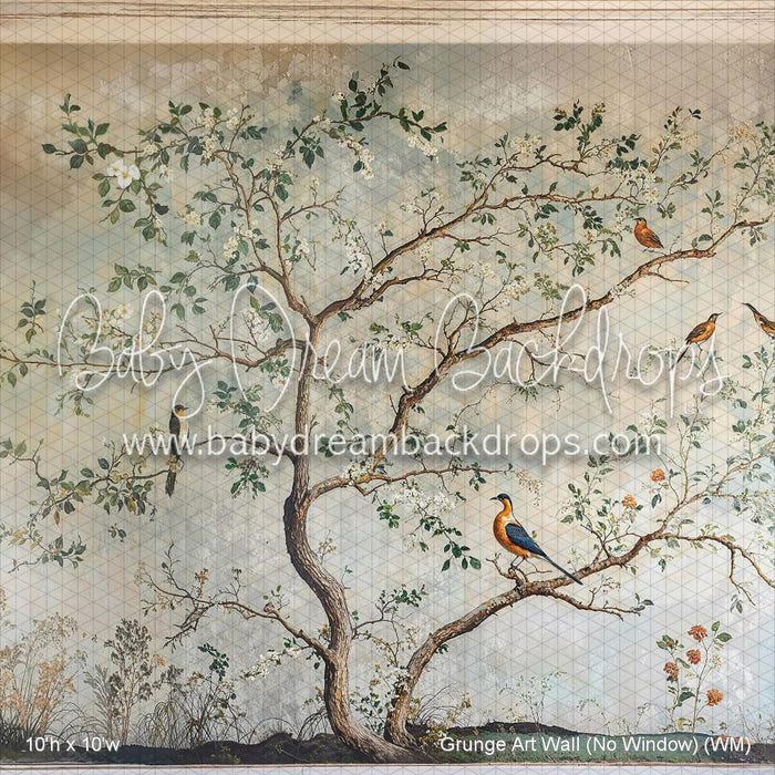 Grunge Art Wall (No Window) (WM)