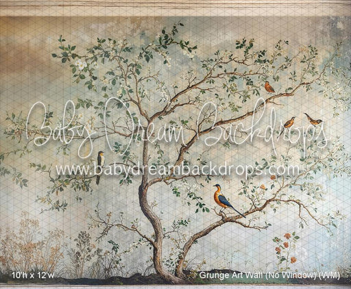 Grunge Art Wall (No Window) (WM)