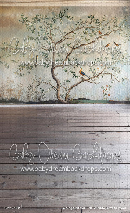 Grunge Art Wall (No Window) Sweep (WM)