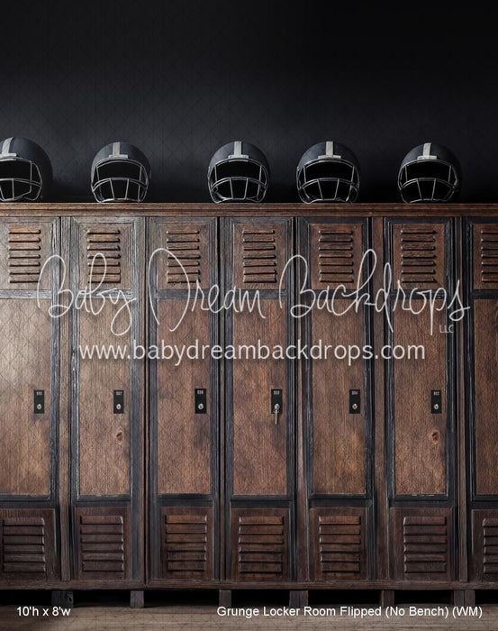 Grunge Locker Room Flipped (No Bench) (WM)