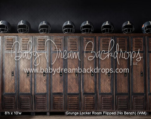Grunge Locker Room Flipped (No Bench) (WM)