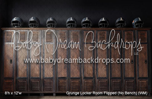 Grunge Locker Room Flipped (No Bench) (WM)