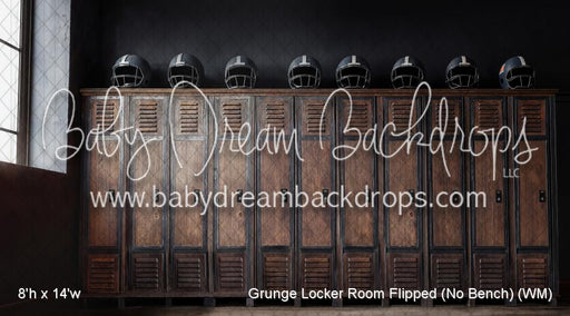 Grunge Locker Room Flipped (No Bench) (WM)